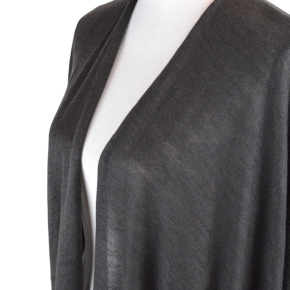 NWT Cejon Brown Acrylic Knit OSFA Blanket Wrap Sleeveless Drape - Picture 2 of 8